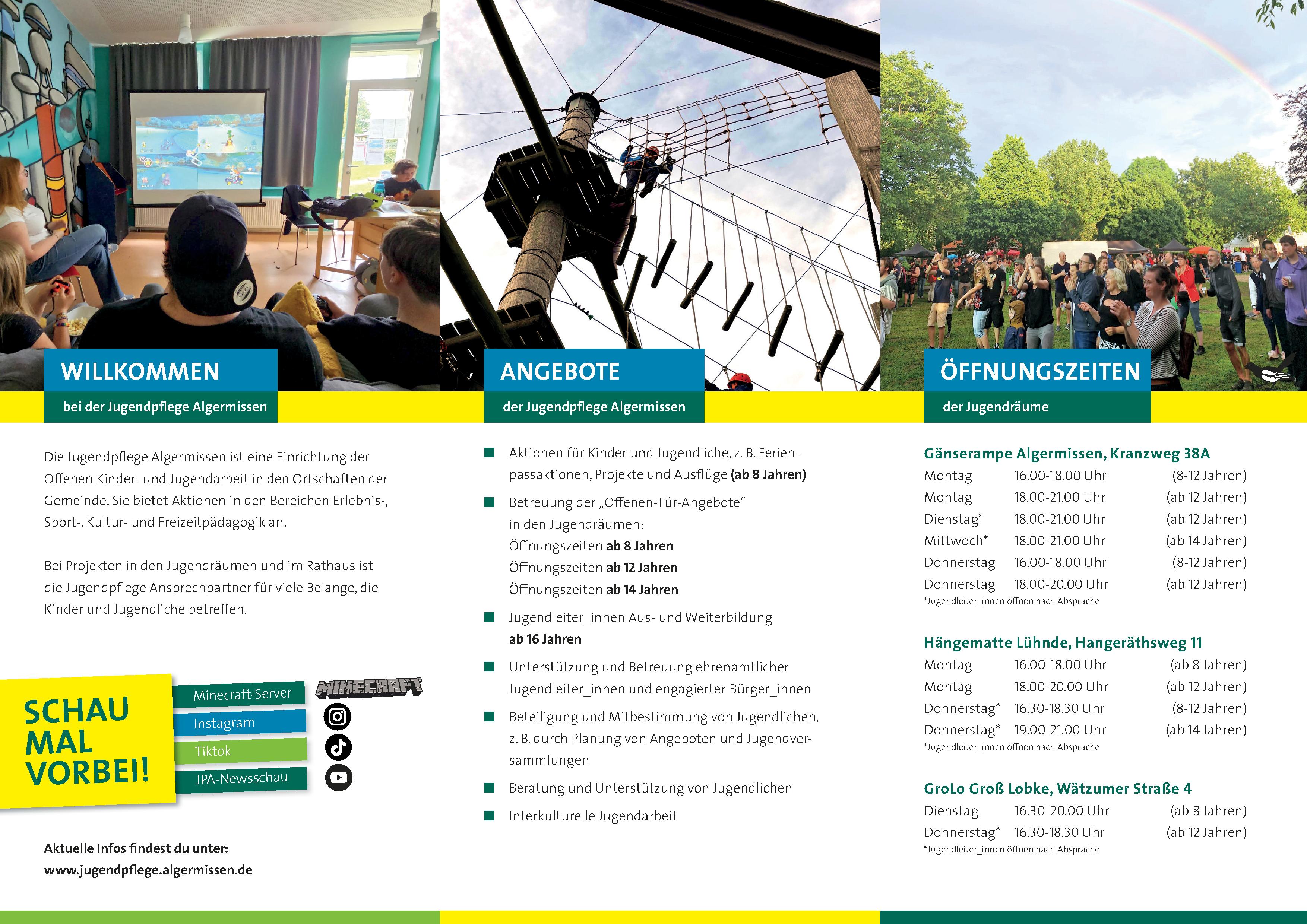 Flyer Jugendpflege 2025