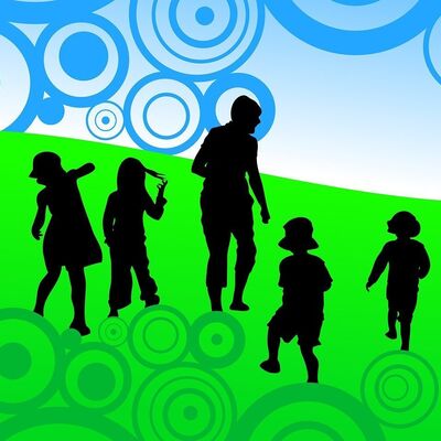 Jugendleiter/innen mit Kindern