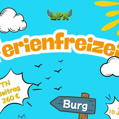 Flyer Ferienfreizeit 2026 oberer Teil